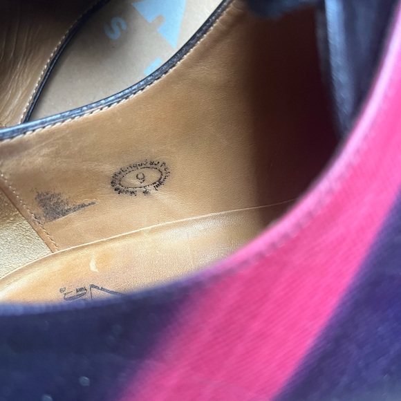 Fluevog Manhattan striped asymmetrical Derby’s - Picture 6 of 6